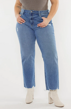 Load image into Gallery viewer, Curvy High Rise Slim Wide Leg Jeans