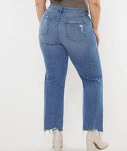 Load image into Gallery viewer, Curvy High Rise Slim Wide Leg Jeans