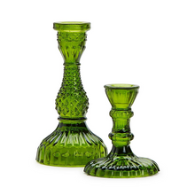 Load image into Gallery viewer, Casa Verde Moss Green Candlestick