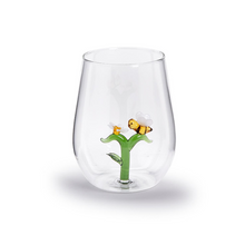 Load image into Gallery viewer, Bee Stemless Wine Glass