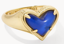 Load image into Gallery viewer, Kendra Scott Framed Ari Heart Band Mood Ring