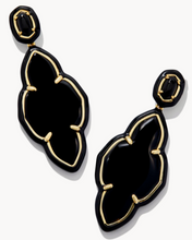 Load image into Gallery viewer, Kendra Scott Abbie Gold Framed Statement Earring