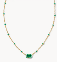 Load image into Gallery viewer, Kendra Scott Mini Elisa Framed Pendant Necklace in Gold