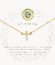 Load image into Gallery viewer, Have Faith Cross Necklace