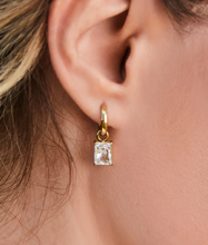Load image into Gallery viewer, Emerald Drop Convertible Earrings