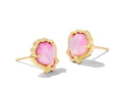 Load image into Gallery viewer, Kendra Scott Brynne Shell Stud Earrings in Gold