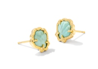 Load image into Gallery viewer, Kendra Scott Brynne Shell Stud Earrings in Gold