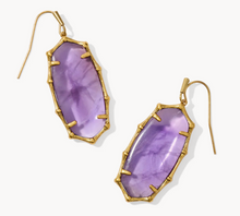 Load image into Gallery viewer, Kendra Scott Elle Bamboo Framed Drop Earrings