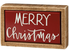Load image into Gallery viewer, Christmas Box Sign
