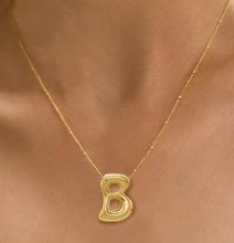 Load image into Gallery viewer, Bubble Letter Necklaces