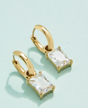 Load image into Gallery viewer, Emerald Drop Convertible Earrings