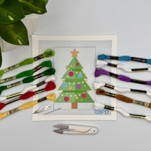 Load image into Gallery viewer, Christmas Tree Needlepoint Kit