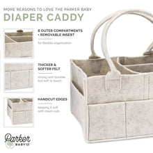 Load image into Gallery viewer, Diaper Caddy in White