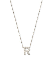 Load image into Gallery viewer, Kendra Scott Silver Letter Pendant Necklace