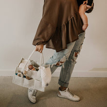 Load image into Gallery viewer, Diaper Caddy in White