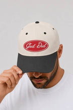 Load image into Gallery viewer, "God Did" on Tan Cap with Black Bill