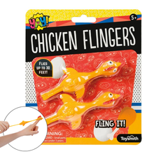 Load image into Gallery viewer, Yay! Chicken Flingers Impulse Toy, Fling Toy, Spring