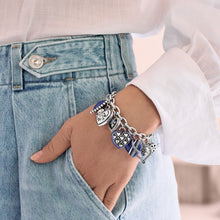 Load image into Gallery viewer, Brighton One Heart Link Charm Bracelet