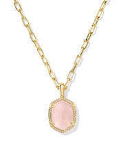 Load image into Gallery viewer, Kendra Scott Daphne Pave Frame Pendant Necklace