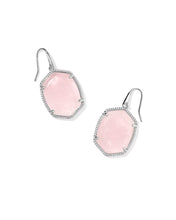 Load image into Gallery viewer, Kendra Scott Daphne Pave Frame Drop Earrings