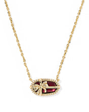 Load image into Gallery viewer, Kendra Scott Elisa Bow Short Pendant Necklace
