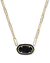 Load image into Gallery viewer, Kendra Scott Elisa Enamel Frame Paperclip Necklace