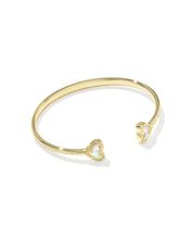 Load image into Gallery viewer, Kendra Scott Ari Heart Gold Cuff Bracelet