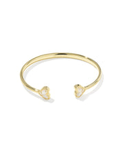 Load image into Gallery viewer, Kendra Scott Ari Heart Gold Cuff Bracelet