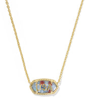 Load image into Gallery viewer, Kendra Scott Elisa USA Pendant Necklace