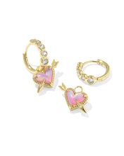 Load image into Gallery viewer, Kendra Scott Ari Heart Arrow Huggie Earring