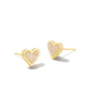 Load image into Gallery viewer, Kendra Scott Framed Ari Heart Stud Earrings