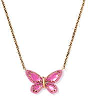 Load image into Gallery viewer, Kendra Scott Dolly Parton Enamel Butterfly Pendant Necklace