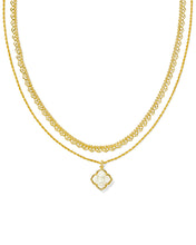 Load image into Gallery viewer, Kendra Scott Mallory Rose Multi Strand Necklace