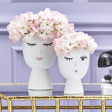 Load image into Gallery viewer, Smile and Wink Porcelain Vase