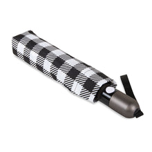 Load image into Gallery viewer, UnbelievaBrella™ Compact Reverse Umbrella - Bison B/W