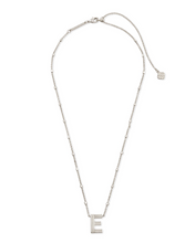 Load image into Gallery viewer, Kendra Scott Silver Letter Pendant Necklace