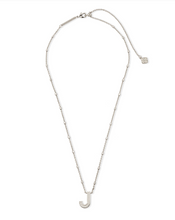 Load image into Gallery viewer, Kendra Scott Silver Letter Pendant Necklace