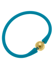 Load image into Gallery viewer, Bali Gold Bead Silicone Bracelet