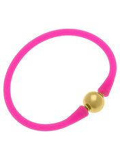 Load image into Gallery viewer, Bali Gold Bead Silicone Bracelet