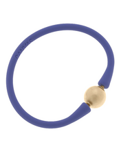 Load image into Gallery viewer, Bali Gold Bead Silicone Bracelet