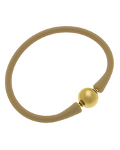 Load image into Gallery viewer, Bali Gold Bead Silicone Bracelet