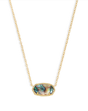 Load image into Gallery viewer, Kendra Scott Elisa Gold Pendant Necklace In Abalone Shell