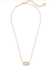 Load image into Gallery viewer, Kendra Scott Elisa Gold Pendant Necklace In Rose Quartz