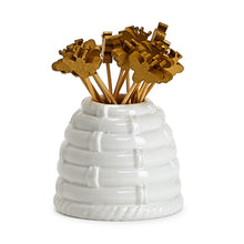 Load image into Gallery viewer, Beehive Pick Holder With Bee Picks