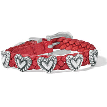 Load image into Gallery viewer, Brighton Roped Heart Braid Bandit Bracelet
