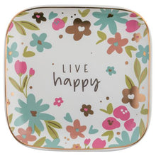 Load image into Gallery viewer, Flora Square Trinket Tray