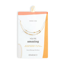 Load image into Gallery viewer, Morse Code Necklaces