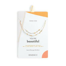 Load image into Gallery viewer, Morse Code Necklaces