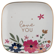 Load image into Gallery viewer, Flora Square Trinket Tray