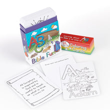 Load image into Gallery viewer, 52 ABC Bible Fun Coloring Cards For Kids